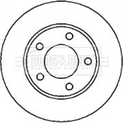 Borg & Beck BBD4287 - Тормозной диск autospares.lv