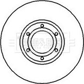 Borg & Beck BBD4234 - Тормозной диск autospares.lv