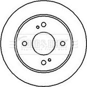 Borg & Beck BBD4235 - Тормозной диск autospares.lv