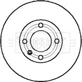 Borg & Beck BBD4233 - Тормозной диск autospares.lv