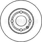 Borg & Beck BBD4225 - Тормозной диск autospares.lv