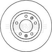 Borg & Beck BBD4279 - Тормозной диск autospares.lv