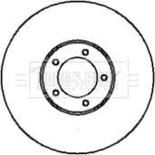 Borg & Beck BBD4276 - Тормозной диск autospares.lv