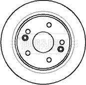 Borg & Beck BBD4270 - Тормозной диск autospares.lv