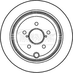 DURA BR900826 - Тормозной диск autospares.lv