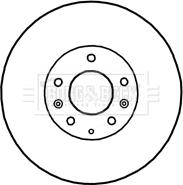 Borg & Beck BBD4751 - Тормозной диск autospares.lv