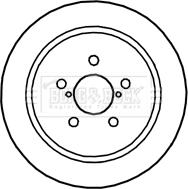 Borg & Beck BBD4764 - Тормозной диск autospares.lv