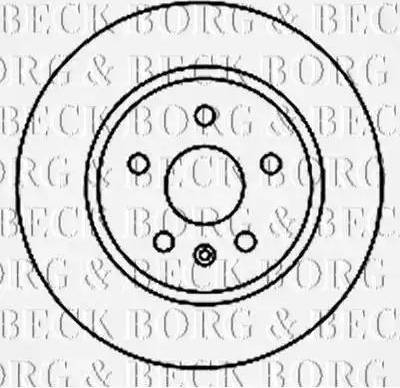 Borg & Beck BBD4766 - Тормозной диск autospares.lv