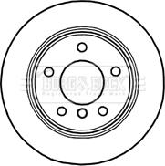 Borg & Beck BBD4707 - Тормозной диск autospares.lv