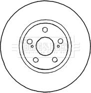 Borg & Beck BBD4789 - Тормозной диск autospares.lv