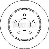 Borg & Beck BBD4734 - Тормозной диск autospares.lv