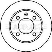 Borg & Beck BBD4738 - Тормозной диск autospares.lv