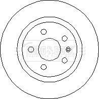 TRW DF3369 - Тормозной диск autospares.lv