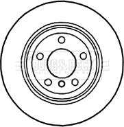 Borg & Beck BBD4726 - Тормозной диск autospares.lv