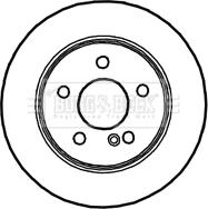 Borg & Beck BBD4722 - Тормозной диск autospares.lv