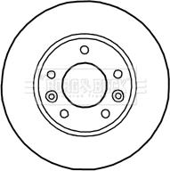 Borg & Beck BBD4774 - Тормозной диск autospares.lv