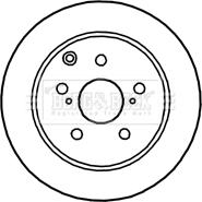 Borg & Beck BBD4771 - Тормозной диск autospares.lv