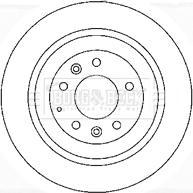 MDR MRD-2328 - Тормозной диск autospares.lv