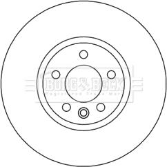 Borg & Beck BBD5964S - Тормозной диск autospares.lv