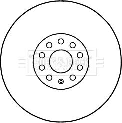 Borg & Beck BBD5963S - Тормозной диск autospares.lv