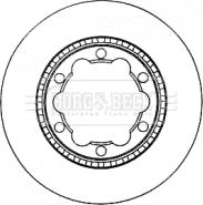 Borg & Beck BBD5904S - Тормозной диск autospares.lv