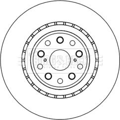 TRW DF6489S - Тормозной диск autospares.lv