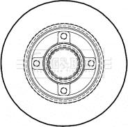 Borg & Beck BBD5935S - Тормозной диск autospares.lv