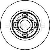 Borg & Beck BBD5936S - Тормозной диск autospares.lv