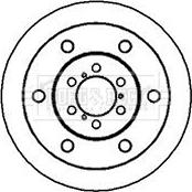 Borg & Beck BBD5920S - Тормозной диск autospares.lv