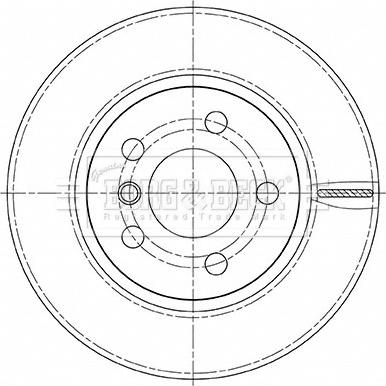 Borg & Beck BBD5494 - Тормозной диск autospares.lv