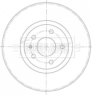 Borg & Beck BBD5411 - Тормозной диск autospares.lv