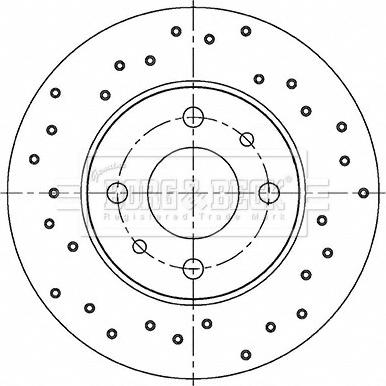 Borg & Beck BBD5480 - Тормозной диск autospares.lv