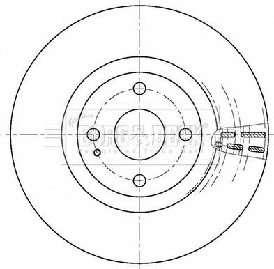 Borg & Beck BBD5508 - Тормозной диск autospares.lv