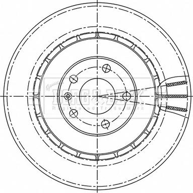 Borg & Beck BBD5514 - Тормозной диск autospares.lv