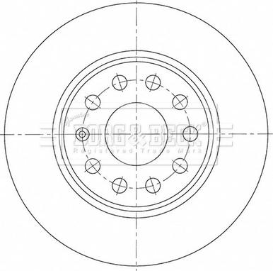 Borg & Beck BBD5526 - Тормозной диск autospares.lv