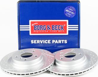 Borg & Beck BBD5653 - Тормозной диск autospares.lv