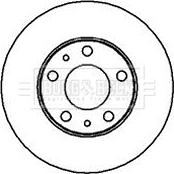 Borg & Beck BBD5094 - Тормозной диск autospares.lv