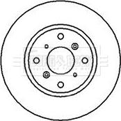 Borg & Beck BBD5090 - Тормозной диск autospares.lv