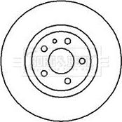 Borg & Beck BBD5092 - Тормозной диск autospares.lv