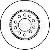 Borg & Beck BBD5049 - Тормозной диск autospares.lv