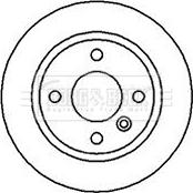 Borg & Beck BBD5041 - Тормозной диск autospares.lv