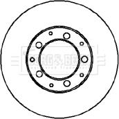 Borg & Beck BBD5064 - Тормозной диск autospares.lv