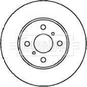 Borg & Beck BBD5066 - Тормозной диск autospares.lv