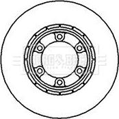 Borg & Beck BBD5006 - Тормозной диск autospares.lv