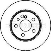 Borg & Beck BBD5003 - Тормозной диск autospares.lv