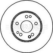 Borg & Beck BBD5002 - Тормозной диск autospares.lv