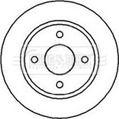 Borg & Beck BBD5013 - Тормозной диск autospares.lv