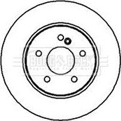 Borg & Beck BBD5080 - Тормозной диск autospares.lv