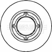 Borg & Beck BBD5024 - Тормозной диск autospares.lv