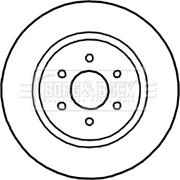 Borg & Beck BBD5145 - Тормозной диск autospares.lv